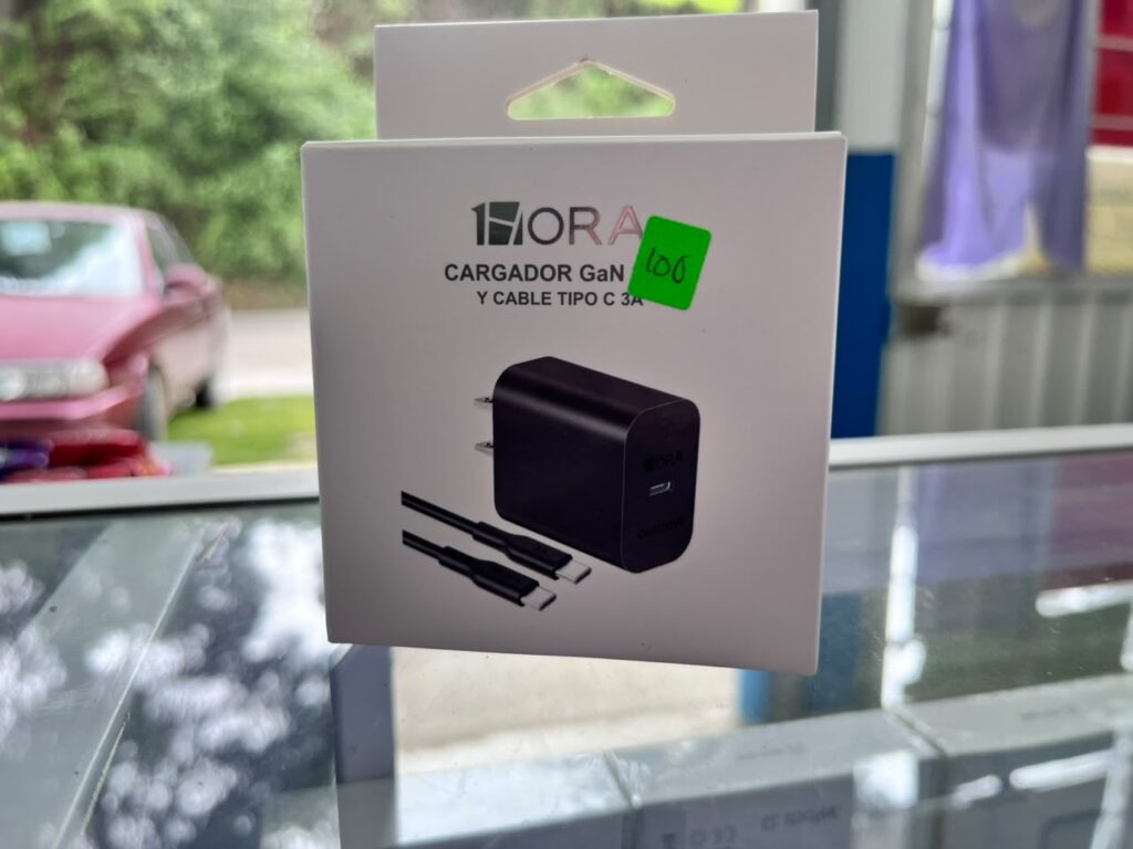 cargador y cable tipo c
