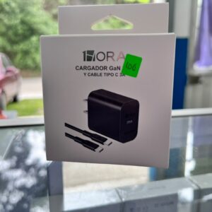 cargador y cable tipo c